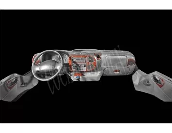 Ford Transit 03.00-08.06 3D Interior Dashboard Trim Kit Dash Trim Dekor 12-Parts - 1 - Interior Dash Trim Kit