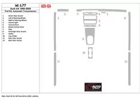 Audi A4 1999-2000 Full Set, Automatic Gear Interior BD Dash Trim Kit - 1 - Interior Dash Trim Kit