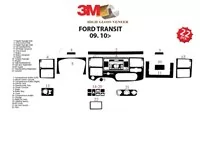 Ford Transit 09.10-01.14 3D Interior Dashboard Trim Kit Dash Trim Dekor 24-Parts - 2 - Interior Dash Trim Kit Ford Transit 09.10-01.14 3D Interior Dashboard Trim Kit Dash Trim Dekor 24-Parts - 2 - Interior Dash Trim Kit