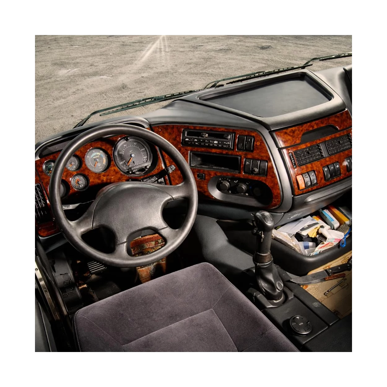 Daf 95 XF 04.1997 3D Interior Dashboard Trim Kit Dash Trim Dekor 12-Parts