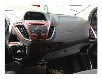 Ford Transit Dlux 01.2014 3D Interior Dashboard Trim Kit Dash Trim Dekor 20-Parts - 5 - Interior Dash Trim Kit