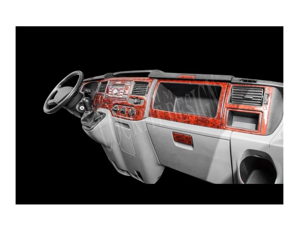 Ford Transit Journey 09.06-08.10 3D Interior Dashboard Trim Kit Dash Trim Dekor 23-Parts - 1 - Interior Dash Trim Kit