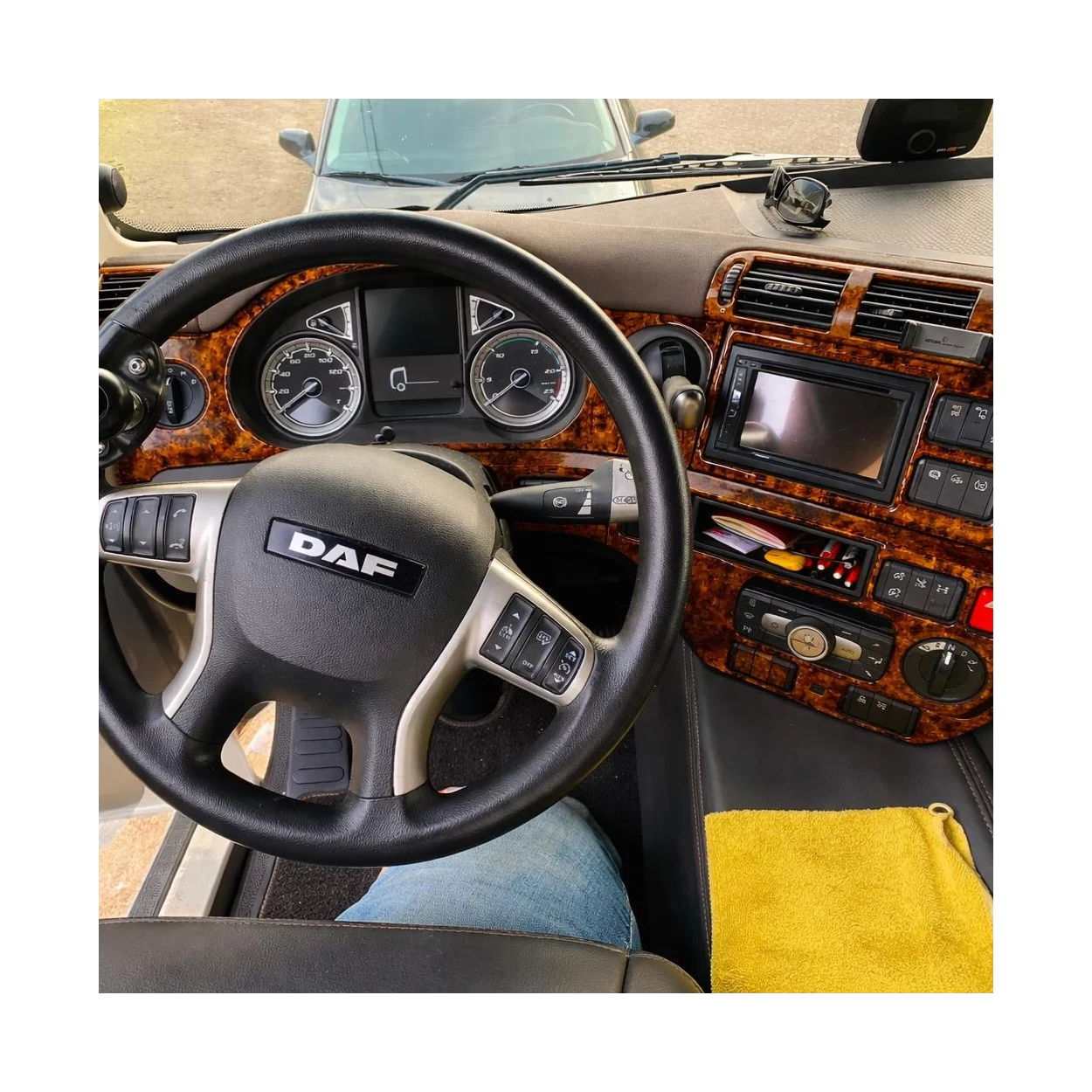 Daf CF 2015 3D Interior Dashboard Trim Kit Dash Trim Dekor 14-Parts