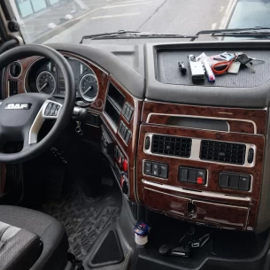 Daf XF106/116 2013-2021 3D Interior Dashboard Trim Kit Dash Trim Dekor 23 Parts 