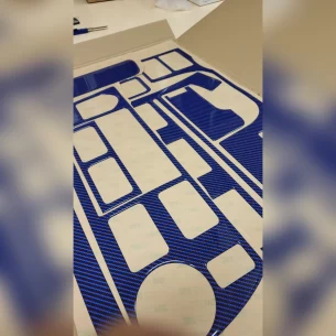 Daf XF106/116 2013-2021 3D Interior Dashboard Trim Kit Dash Trim Dekor 23 Parts 