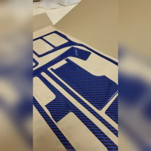 Daf XF106/116 2013-2021 3D Interior Dashboard Trim Kit Dash Trim Dekor 23 Parts 