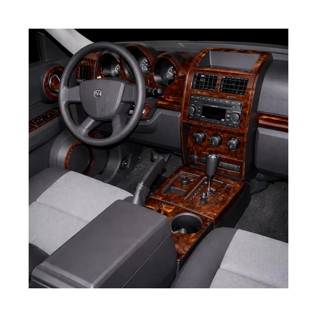 Dodge Nitro 2007-UP Basic Set, Automatic Gear Interior BD Dash Trim Kit