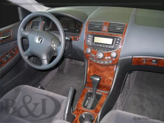 Honda Accord 2003-2007 Full Set, With NAVI system, 4 Doors Interior BD Dash Trim Kit - 1 - Interior Dash Trim Kit Honda Accord 2003-2007 Full Set, With NAVI system, 4 Doors Interior BD Dash Trim Kit - 1 - Interior Dash Trim Kit