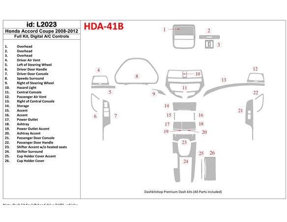 Volkswagen Eos 09.05-12.10 3M 3D Car Tuning Interior Tuning Interior Customisation UK Right Hand Drive Australia Dashboard Trim 