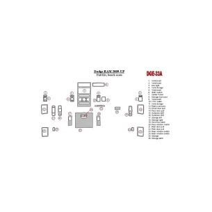 Dodge Ram 2009-UP Interior BD Dash Trim Kit 2