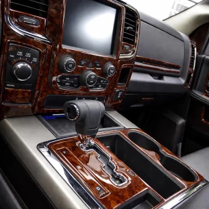 Dodge Ram 2016-2018 full interior dash trim kit With Touch Screen Display, With Front Bucket Seats, 65 Pcs.