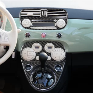 Fiat 500 2012-UP Basic Set, Climate-Control, Aircondition Interior BD Dash Trim Kit