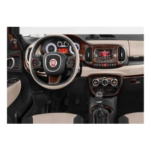 Fiat 500L 2012–2018 3D Interior Dashboard Trim Kit Dash Trim Dekor 39-Parts