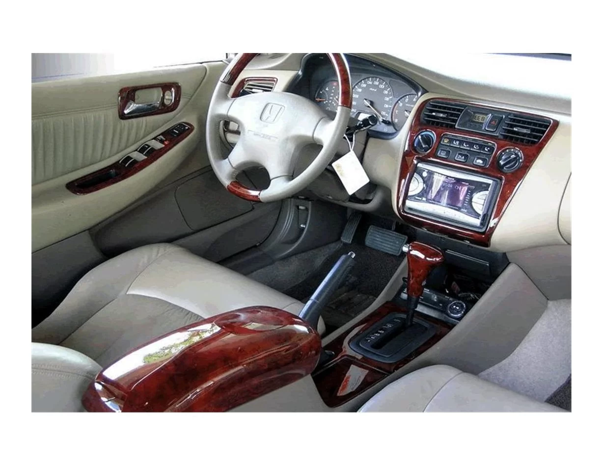 Honda Accord Euro 06.98-02.02 3D Interior Dashboard Trim Kit Dash Trim Dekor 11-Parts - 1 - Interior Dash Trim Kit