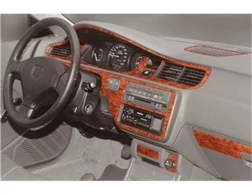 Honda Civic 09.92-01.95 3D Interior Dashboard Trim Kit Dash Trim Dekor 14-Parts - 1 - Interior Dash Trim Kit
