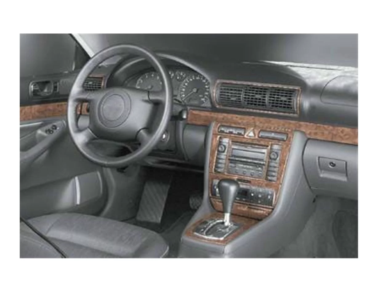Audi A4 B5 Typ 8D 06.99-10.00 3D Interior Dashboard Trim Kit Dash Trim Dekor 9-Parts - 1 - Interior Dash Trim Kit