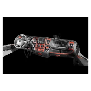 Fiat Ducato 02.2006 3D Interior Dashboard Trim Kit Dash Trim Dekor 23-Parts