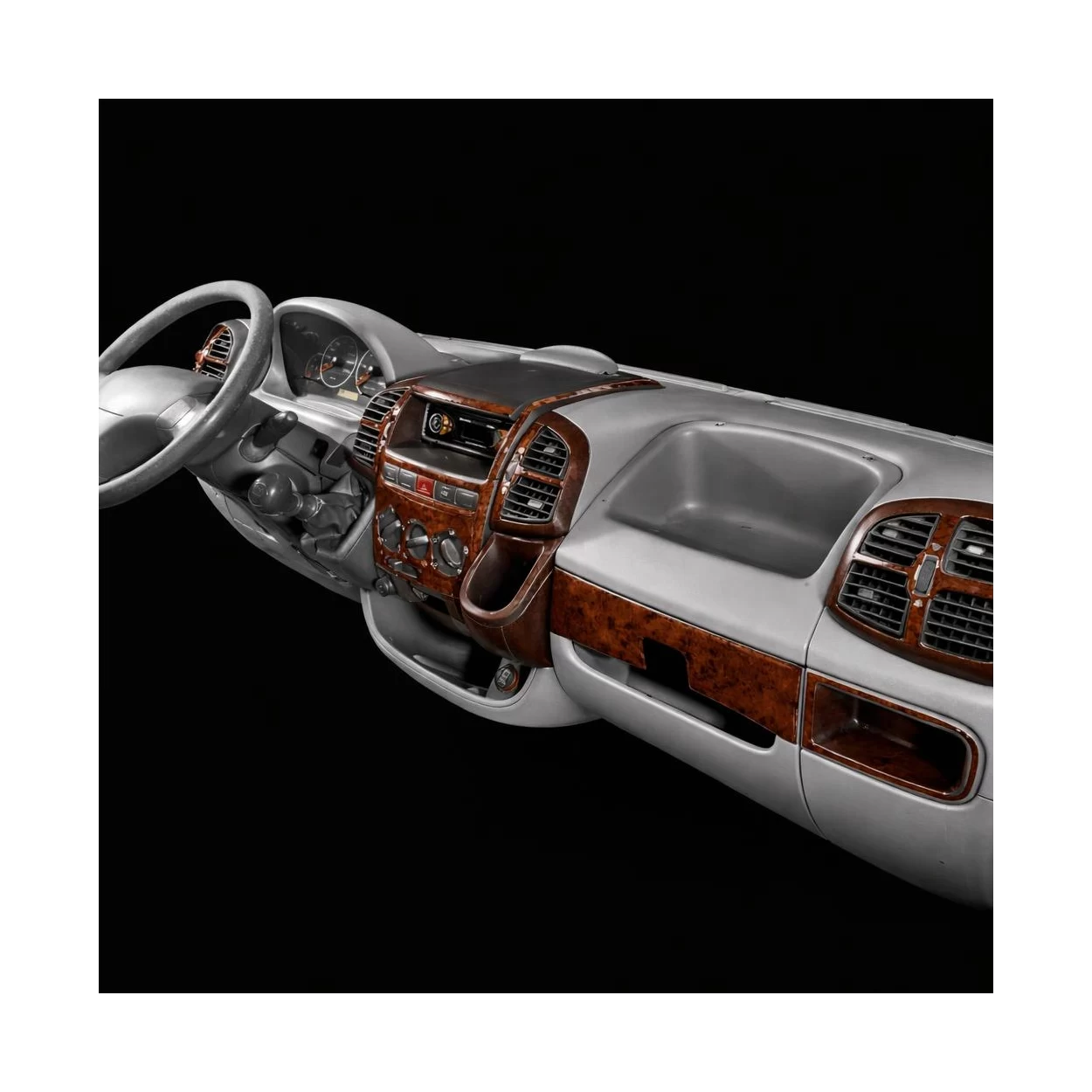 Fiat Ducato 03.02-01.06 3D Interior Dashboard Trim Kit Dash Trim Dekor 15-Parts