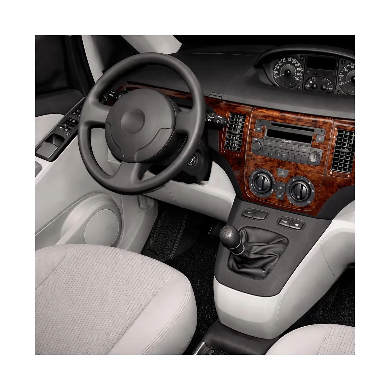 Fiat Idea 01.2004 3D Interior Dashboard Trim Kit Dash Trim Dekor 7-Parts