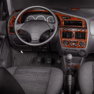 Fiat Palio-Siena 01.98-03.02 3D Interior Dashboard Trim Kit Dash Trim Dekor 13-Parts