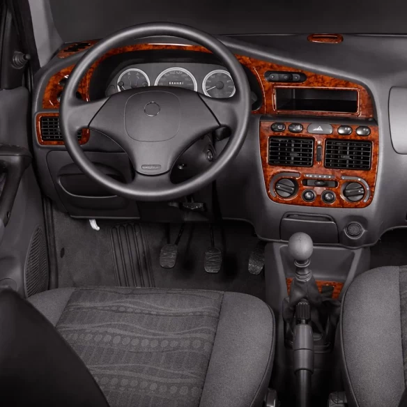 Fiat Palio-Siena 01.98-03.02 3D Interior Dashboard Trim Kit Dash Trim Dekor 13-Parts