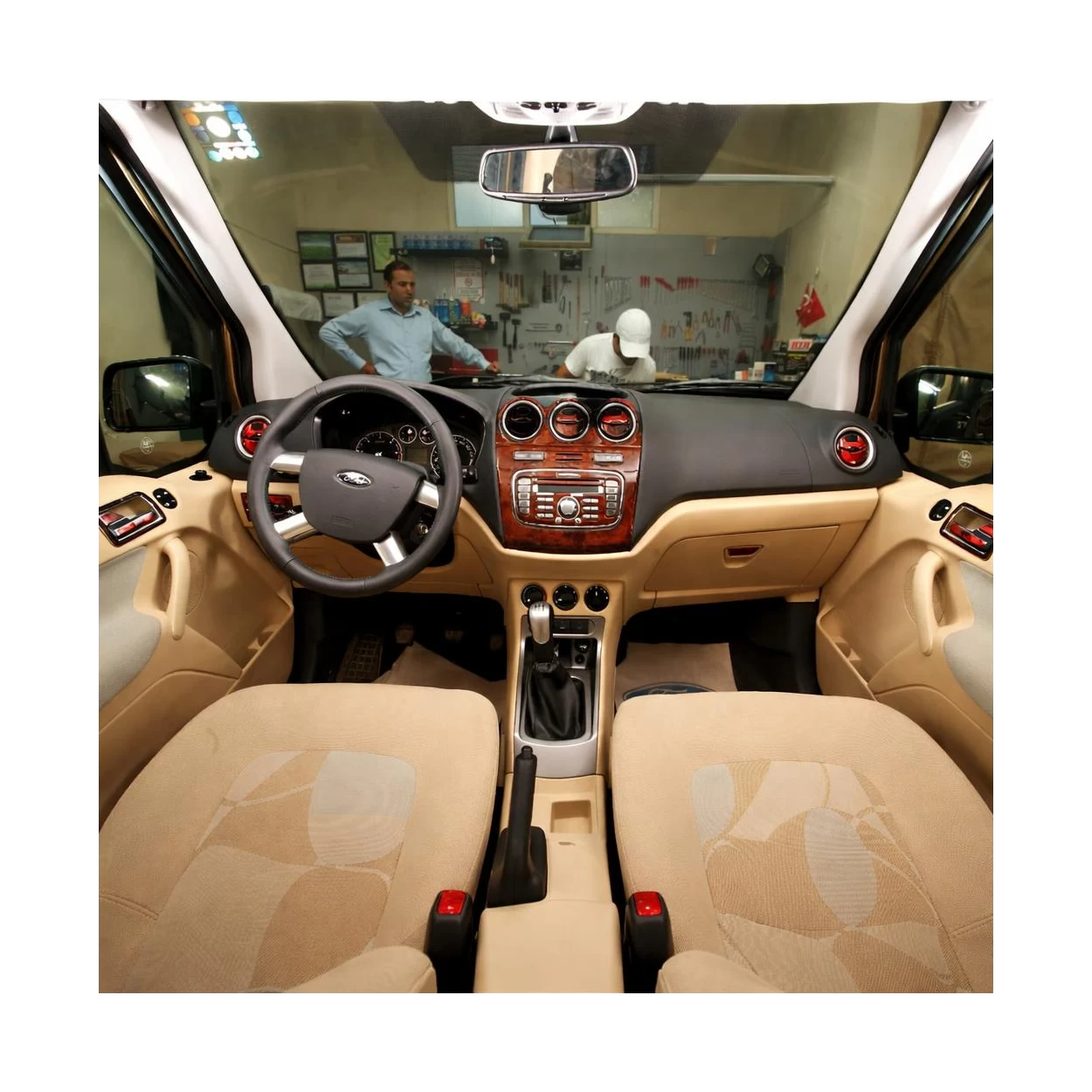 Ford Connect 05.09-01.14 3D Interior Dashboard Trim Kit Dash Trim Dekor 41-Parts