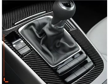 Audi A4 B8 Typ 8K 2009-2015 3D Interior Dashboard Trim Kit Dash Trim Dekor 1-2-Parts - 2 - Interior Dash Trim Kit