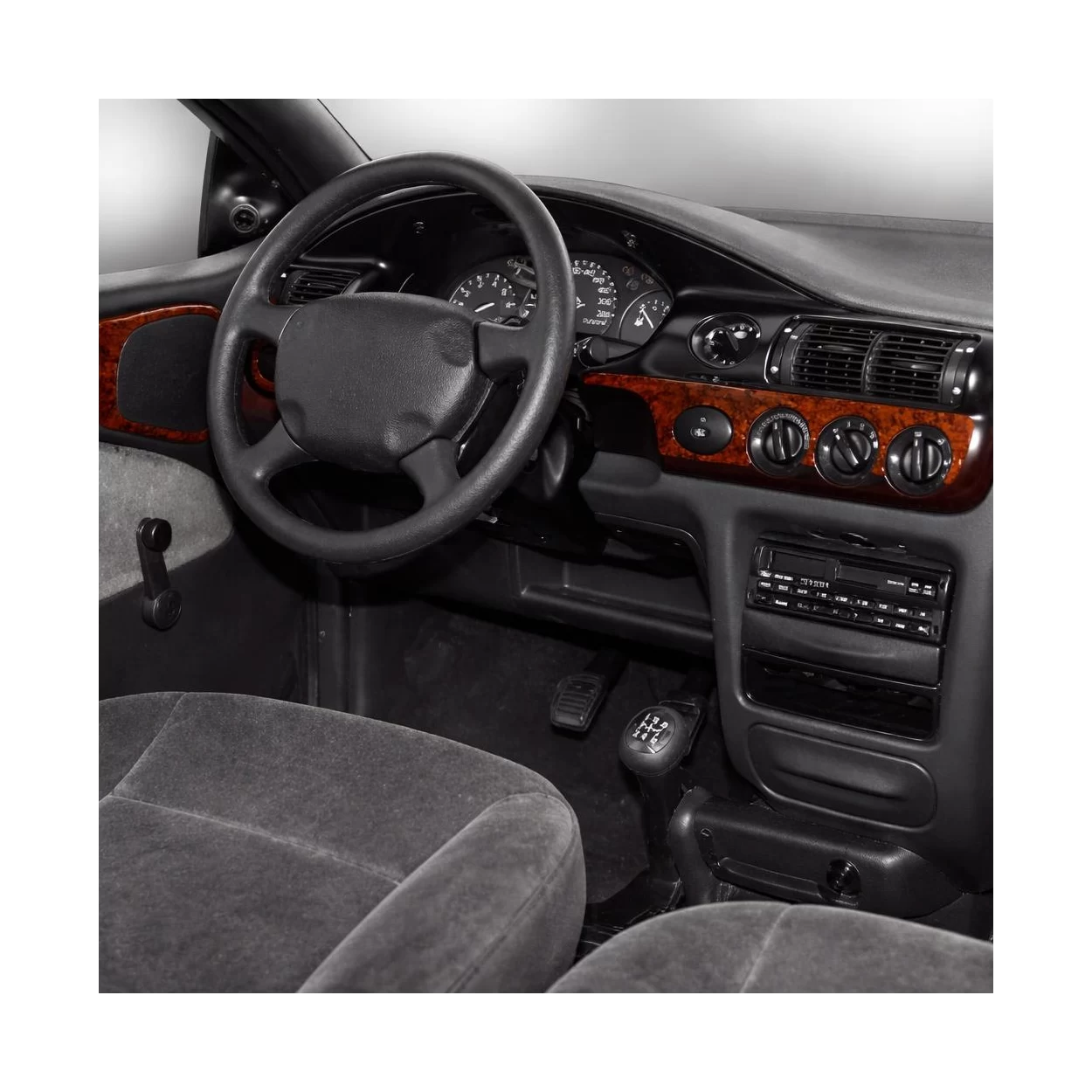 Ford Escord 02.95-02.00 3D Interior Dashboard Trim Kit Dash Trim Dekor 12-Parts