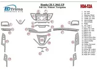 Honda CR-V 2012-UP Without NAVI Interior BD Dash Trim Kit - 2 - Interior Dash Trim Kit Honda CR-V 2012-UP Without NAVI Interior BD Dash Trim Kit - 2 - Interior Dash Trim Kit