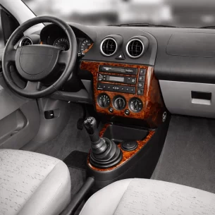 Ford Fiesta 03.02-08.05 3D Interior Dashboard Trim Kit Dash Trim Dekor 7-Parts