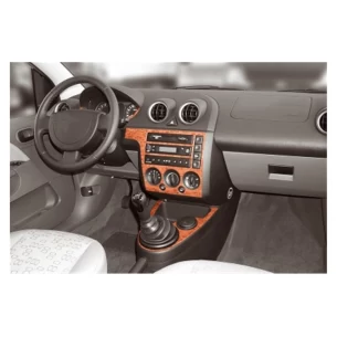 Ford Fiesta 03.02-08.05 3D Interior Dashboard Trim Kit Dash Trim Dekor 7-Parts