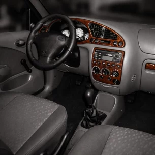 Ford Fiesta 08.99-02.02 3D Interior Dashboard Trim Kit Dash Trim Dekor 13-Parts