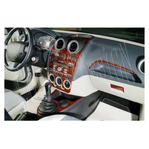 Ford Fiesta 09.05-09.10 3D Interior Dashboard Trim Kit Dash Trim Dekor 10-Parts