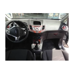 Ford Fiesta 10.2010 3D Interior Dashboard Trim Kit Dash Trim Dekor 22-Parts