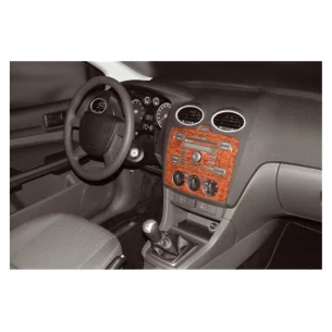 Ford Focus 09.04-09.10 3D Interior Dashboard Trim Kit Dash Trim Dekor 5-Parts