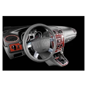 Ford Focus 10.2010 3D Interior Dashboard Trim Kit Dash Trim Dekor 19-Parts