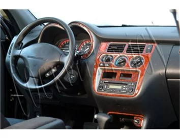 Honda HR-V 02.99-12.05 3D Interior Dashboard Trim Kit Dash Trim Dekor 13-Parts - 1 - Interior Dash Trim Kit