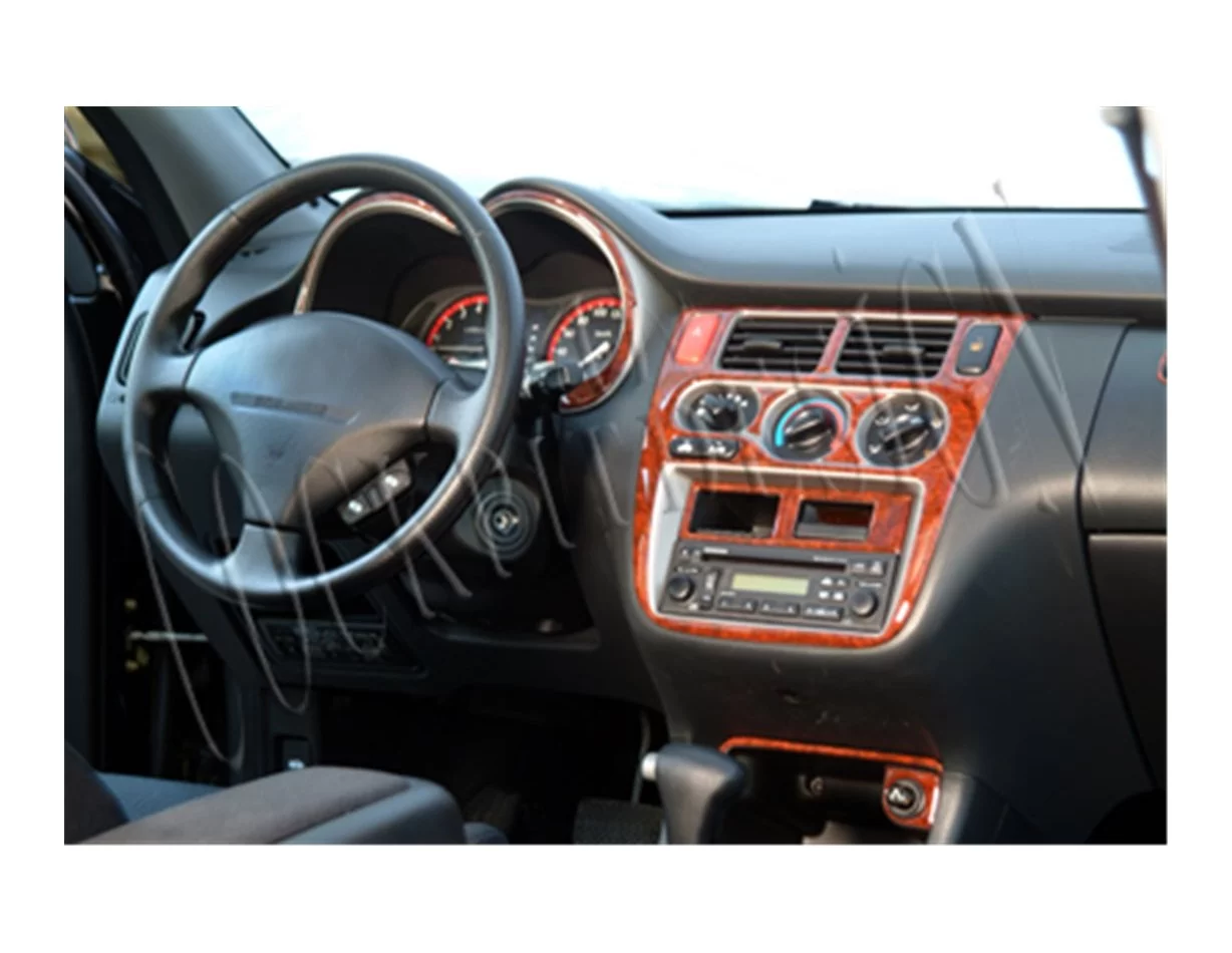 Honda HR-V 02.99-12.05 3D Interior Dashboard Trim Kit Dash Trim Dekor 13-Parts - 1 - Interior Dash Trim Kit