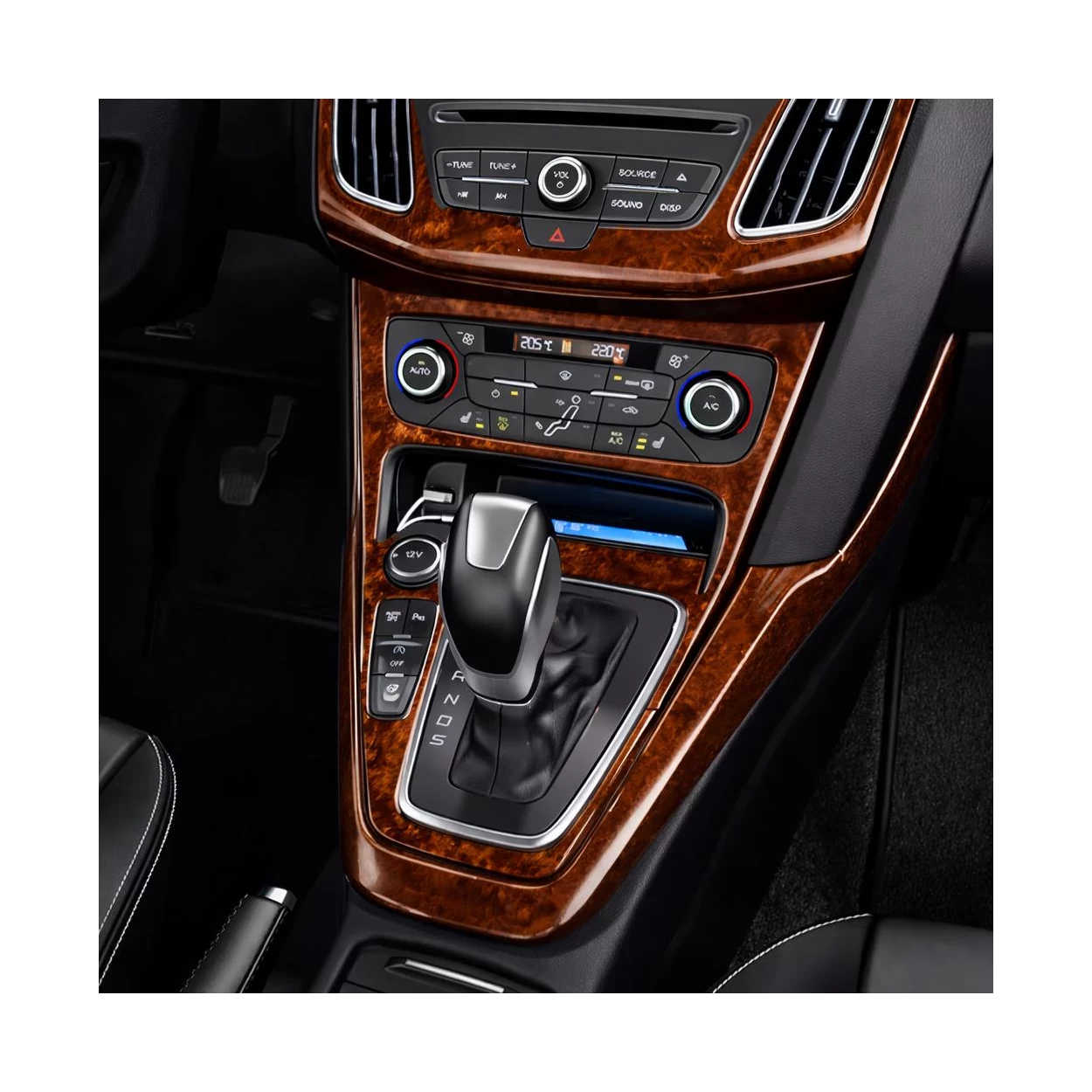 Ford Focus 2015-2017 3D Interior Dashboard Trim Kit Dash Trim Dekor 16-Parts