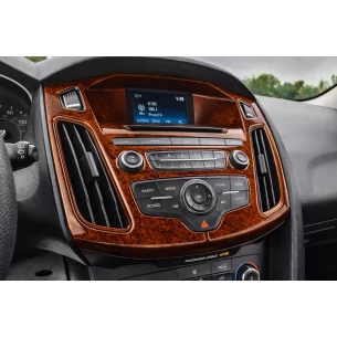 Ford Focus 2015-2017 3D Interior Dashboard Trim Kit Dash Trim Dekor 16-Parts