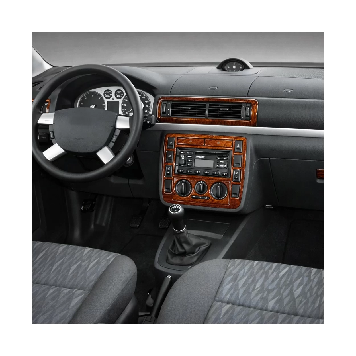 Ford Galaxi 04.2000 3D Interior Dashboard Trim Kit Dash Trim Dekor 10-Parts