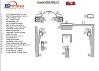 Honda S2000 2006-UP Full Set Interior BD Dash Trim Kit - 1 - Interior Dash Trim Kit Honda S2000 2006-UP Full Set Interior BD Dash Trim Kit - 1 - Interior Dash Trim Kit