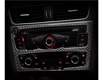 Audi A4 B8 Typ 8K 2009-2015 3D Interior Dashboard Trim Kit Dash Trim Dekor 7-Parts - 2 - Interior Dash Trim Kit