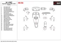 Hyundai Accent 2006-2011 Full Set Interior BD Dash Trim Kit - 1 - Interior Dash Trim Kit Hyundai Accent 2006-2011 Full Set Interior BD Dash Trim Kit - 1 - Interior Dash Trim Kit
