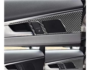 Audi A4 B9 Typ 8W 2015-2023 3D Interior Dashboard Trim Kit Dash Trim Dekor 50-Parts - 2 - Interior Dash Trim Kit