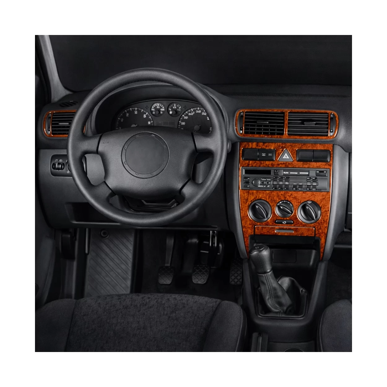 Audi A4 B5 Typ 8D 1994-1999 3D Interior Dashboard Trim Kit Dash Trim Dekor 7-Parts