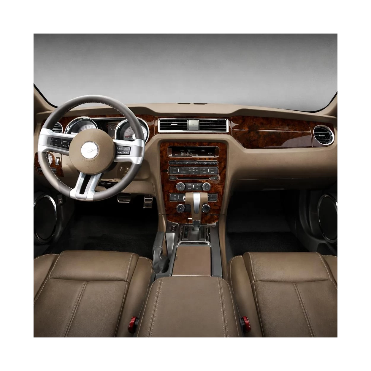 Ford Mustang 2010-UP Full Set, Without NAVI Interior BD Dash Trim Kit