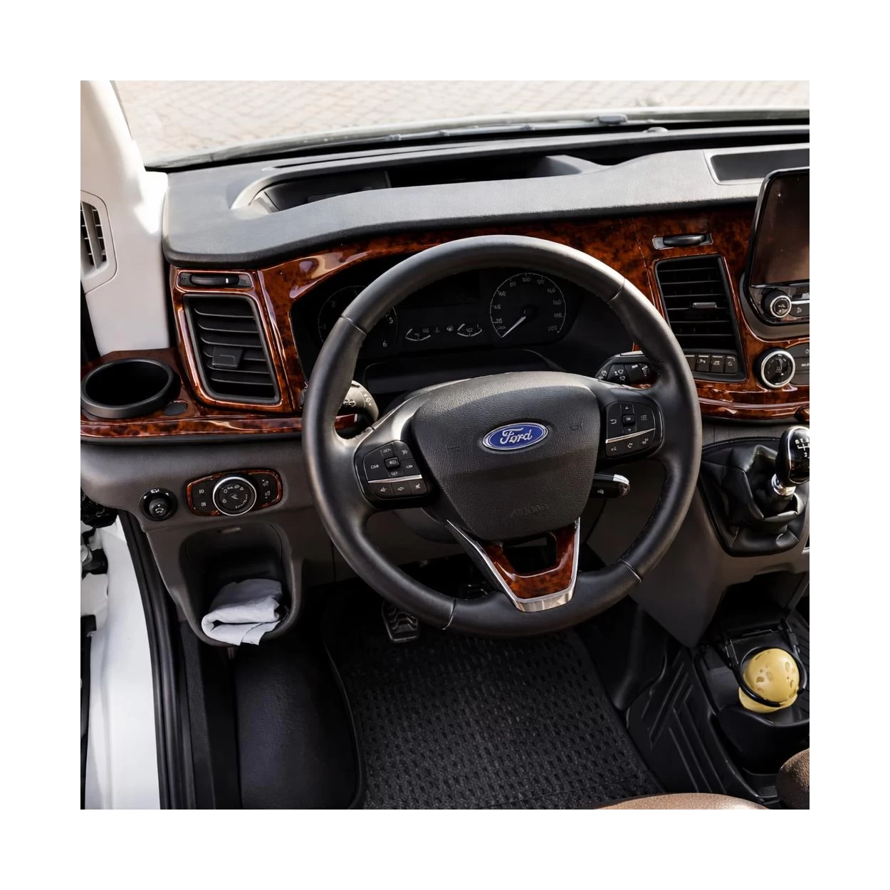 Ford New Transit 2020 3D Interior Dashboard Trim Kit Dash Trim Dekor 27-Parts