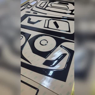 Ford New Transit 2020 3D Interior Dashboard Trim Kit Dash Trim Dekor 27-Parts