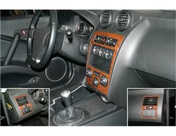 Hyundai Coupe 02.05-12.08 3D Interior Dashboard Trim Kit Dash Trim Dekor 5-Parts - 1 - Interior Dash Trim Kit